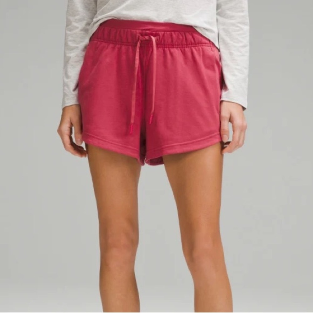 Lululemon Inner Glow High-Rise Short 3" Vintage Rose